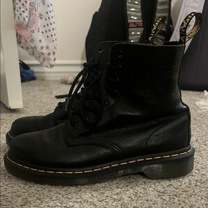 Dr. Martens Black Leather Boots